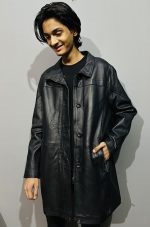 Black Leather Coat Vintage Oversized Leather Jacket - Image 2